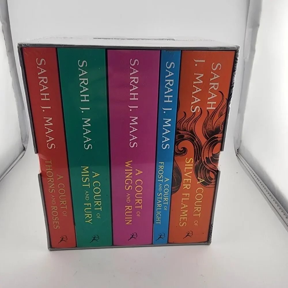 A Court of Thorns and Roses 5 Books Collection Box Set Paperback 2022 Sealed